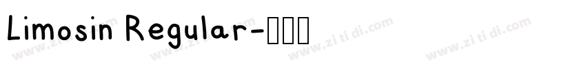 Limosin Regular字体转换